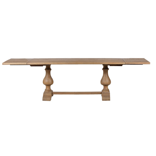 Adams Mango Wood Dining Table with Extension — SB TC Natural — 2310-035