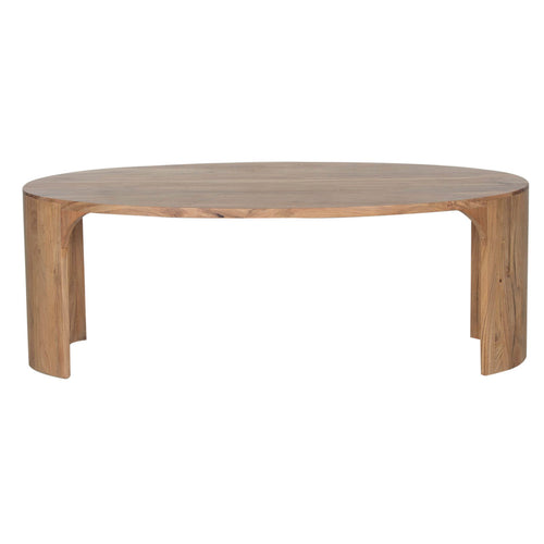 Aria Acacia Wood Oval Coffee Table — Natural — 2310-164-NAT