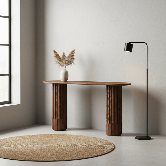 Dalta Capsule Oak-Wood Console