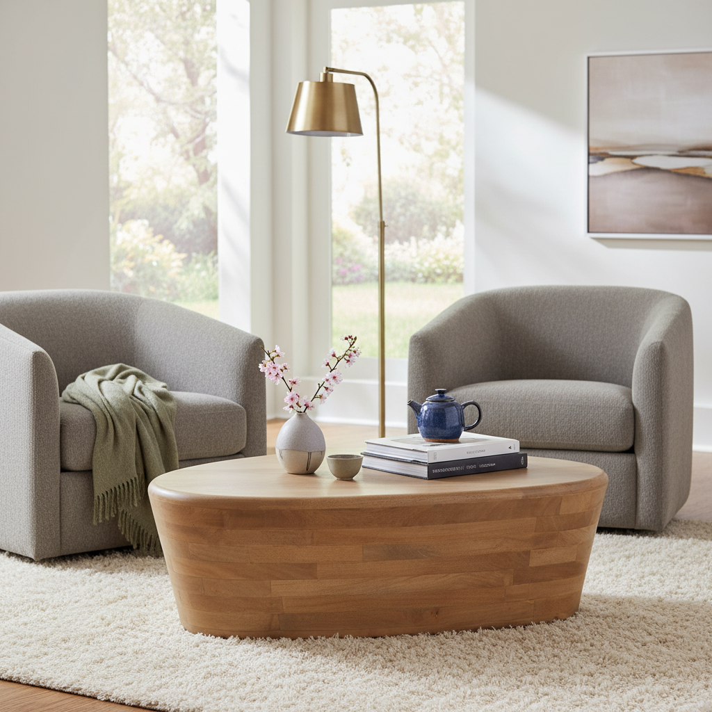 Philadelphia Organic Coffee Table Large — SB TC Natural Play Oli — 2403-002