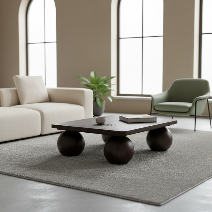 Alida Mango Wood Square Coffee Table